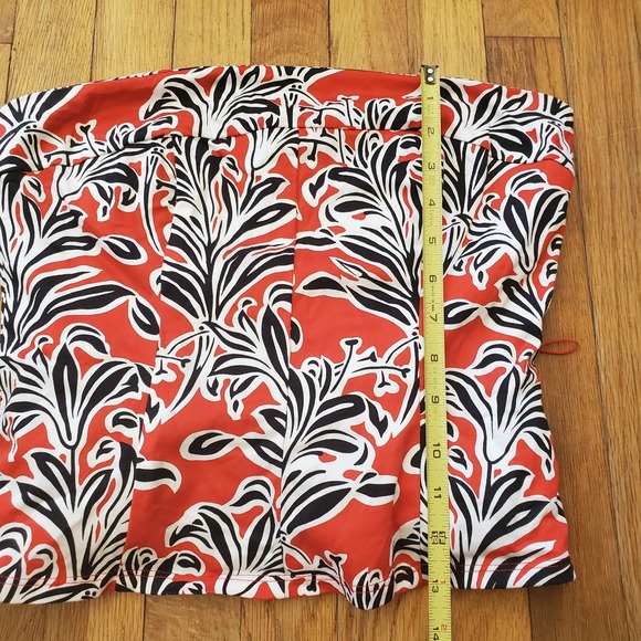 Notice tube top shaped structured size 10 vintage made in USA‎ Belt loop - Picture 3 of 6